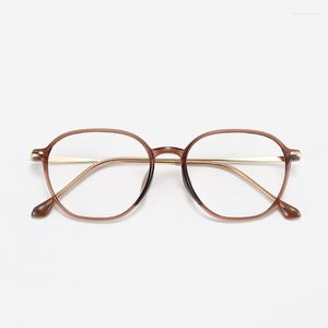 Güneş Gözlüğü Çerçeveleri Ultem Retro Square Glasses Çerçeve Kadın Erkekler 2023 Vintage şeffaf net optik reçeteli gözlükler gözlük
