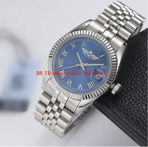 20 Stile klassische Herrenuhr 36 mm 41 mm 126334 blaues römisches Zifferblatt automatische mechanische Uhren Armbanduhren Montre de Luxe Geschenk Edelstahl