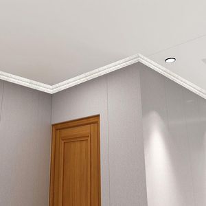 Adesivos de janela 3D Padrão da cintura linha de parede Linha de acabamento Decoração auto -adesiva Faixa à prova d'água para casa Sasw666