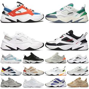 Moda M2K Tekno Donna Uomo Scarpe da corsa Triple Bianco Nero Arancione Sail Linen Atmosphere Grey Hyper Jade Phantom Olive Grey Dark Grey Racer Designers Sneakers