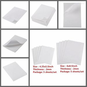 Present Wrap 5 Sheets/Set Double Sided Adhesive Foam Sheets kan skäras skivad och dö för att göra kort handgjorda skapelser mångsidiga