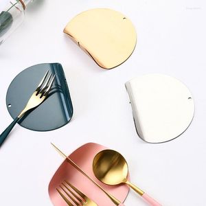 Dinnerware Sets Cutlery Stand Holder Stainless Steel Dinner Knife Fork Spoon Tray Home Table Decoration Art Craft Kitchen Rest Rack..