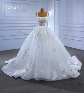 Schatz Brautkleider luxuriöser Hosenträger Blumenballkleid SM222143