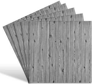 Paneles de pared de pelado y palo 3D para decoración de la pared interior de la pared autoadhesiva azulejos de pared de madera para el fondo de televisión 9232604