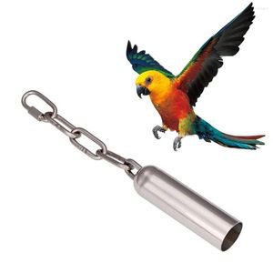 Andra fågelförsörjningar 1 st papegoja Toy Creative Funny Bite Resistant Hanging Bell Rostless Pet Steel Chew Swing