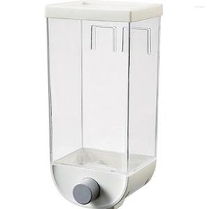 Бутылки для хранения домашняя коробка прозрачная герметичная стенка, установленная на стену, контейнер для пасты (1 л/1,5 л)