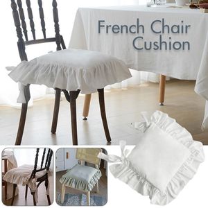 Cesoia per sedile per sedile per sedile flagante sedia da pranzo decorazione pat pat principessa frill cotone