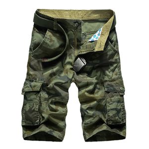 Pantaloncini da uomo Camouflage Camo Cargo Uomo Uomo Casual Uomo Lavoro sciolto Pantaloni corti militari Plus Size 2944 230110