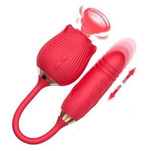 Sex Toys Massager Flower Toy Vibe suger vibrator Rose and Dildo med Royal 2.0