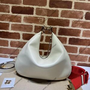 Designer 7A Top Bag Handtaschen Crescent Dumpling Bun 699409 One Shoulder Messenger Bags Mode klassische Damentasche Luxus nach Maß bunter breiter Schultergurt