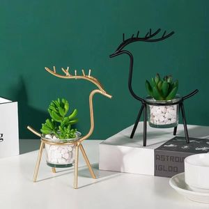 Fiori decorativi Ghirlande Simulazione Piante verdi Falso Succulente Arredamento per soggiorno in vaso Ins Creative Nordic Indoor Desktop Piccolo