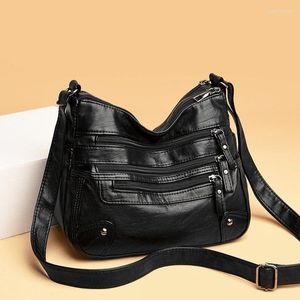Waist Bags 2023 Bag High Quality Women's Soft Leather Shoulder Multi-Layer Classic Crossbody Luxury Designer Handbag And Purse