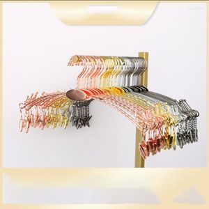 Hangers 10PC/Lot Space Saving Clothes Hanger Bra Clips Socks Panty Racks Home Drying With Lingeries Display