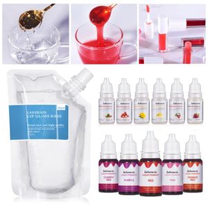 Lip Gloss 10ml Liquid Pigment Flavor Essence Oil Drop For Clear Base Gel Glaze Odorless Moisturizing Lipgloss
