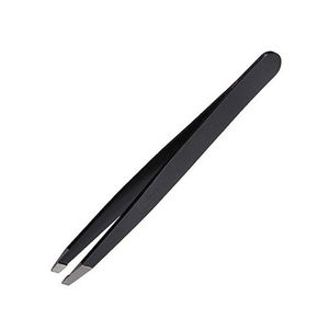 Eyebrow Tools Stencils Wholesale100Pcs Professional Tweezers Hair Beauty Slanted Stainless Steel Tweezer Tool For Daily Use Ship D Dh58Y