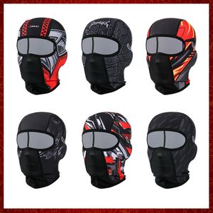 MZZ69 Winter Warm Motorcycle Full Face Mask Fleece Moto Balaclava Windproof Ski Headgear Cycling Biker Hood Cap Helmet Liner Men Women