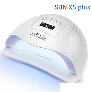 Nageltrockner Sonne x5 plus UV Lampe LED 54W/36W Trocknereis für Maniküregel Nägel Trocknen Lack Drop Lieferung Gesundheit Schönheit Kunst DHKXX