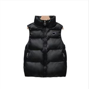 Women's designer new women the short of winter collar sleeveless undershirt white duck down horse jacket 2C4ZS