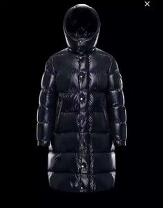 メンズユニセックス長い肥厚したパフジャケットのファッションフード付きカジュアルウォーム90ホワイトダックダウンパーカスダウンズコート冬のアウター