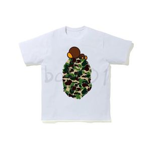 Maglietta da uomo Uomo Donna Casual Colore pezzo Stampa T-shirt High Street Abbigliamento Taglia M-2XL