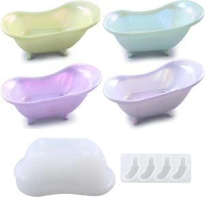 Storage Bottles Bathtub Resin Molds Silicone For Casting Reusable DIY Epoxy