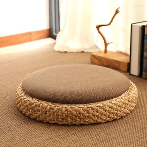 Kudde japansk futon zen rotting vävning förtjockning s heminredning meditation modern enkelhet tatami