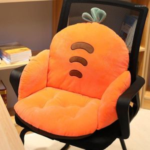 Pillow Lanke Cartoon Chair Lumbar Back Support Thicken Seat Pad For Home Office Car Buttocks Fit Girls