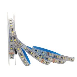 LED 스트립 RGBW RGBWW 50502835 SMD 120LEDS/M 5M 600 LED DC 24V 고 밝은 유연한 LED 로프 리본 테이프 라이트