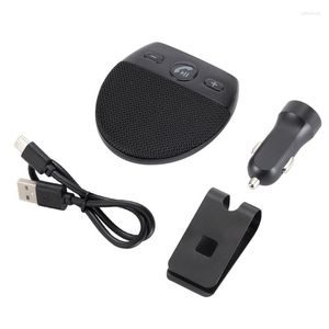 Mikrofonlar Kablosuz Bluetooth V5.0 Elle Büker Hoparlör Güvenli Sürüş HD Sesli Araba Sun Visor Çok Noktalı Bağlantı
