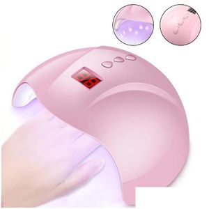 Essiccatore per unghie Star7 Lampada UV per manicure Led Asciugacapelli Gel per asciugatura Unghie Smalto Ghiaccio con 12 pezzi Led 36W / 6W Usb Strumenti artistici Consegna drop Hea Dh6R0