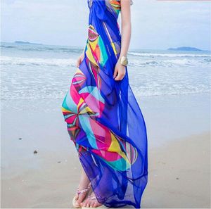 Sarongs Sexy Women Fashion Summer Beach Kaftan Dress Bikini Swimwear Cover Up Sarong FloralSarongs