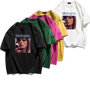 Herren T-Shirts Taylor New Album Midnights Swift Gleicher Stil Druck T-Shirts für Männer Frauen Vintage Hip Hop T-Shirt Kurzarm Unisex Tops T230225