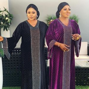 Etnik Giyim Richkeda Mağazası 2023 Müslüman Kimono Abaya Hırka Kadınlar Açık Abayas Siyah Velvet Hanka Elbise Dubai Türk Kaftan Robe Plus