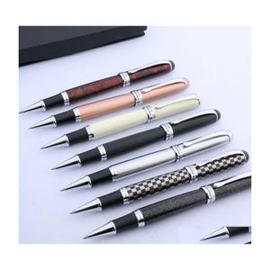 Ballpoint Pens Jinhao 750 Sier Accessories Metal Color Gift Student Trim Rollerball Pen Drop Delivery Office School Business Industr Dh7E3