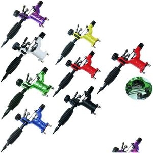 Tattoo Machine Dragonfly Rotary Hine Shader Liner Assorted Tatoo Motor Kits Supply 7 Colors High Quality Guns Pen Drop Delivery Heal Dhmwb