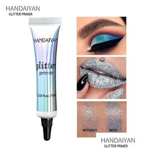 Podkład do powiek podkład Handaiyan Makeup Makeup Illuminatory Shimmer Eyeshadow Podstawa Mtifunkcyjna dla ust i dostarczanie kropli twarzy HE DHBS4