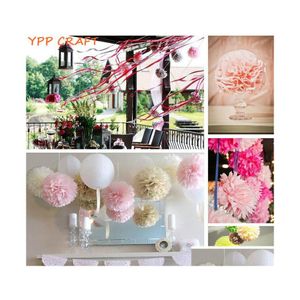 Decorative Flowers Wreaths Wholesaleypp Craft 4 6 8 Mixed Wedding Props Tissue Paper Pompoms Pom Poms Balls Party Home Decor 30Pcs Dh7Vu