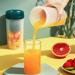 Meyve meyveleri 2023 6 Kesici Taşınabilir Meyve Streyleyici Blender USB Mikser Mini Ev Kablosuz Meyve Makinesi Gıda İşleyicisi Maker Juice Extractor