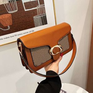 Designer fashion Classic jacquard fabric StylePolished pebble grain leather Tabby 26 shoulder bag Gold-tone Logo Lettering high quality armpit bags