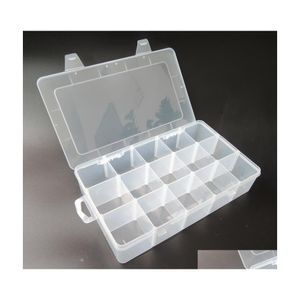 Tool Box Wholesaletransparent Pp Electronic Plastic Parts Toolbox Casket Smd Smt Container Screw Battery Component Storage Case Drop Dhayq