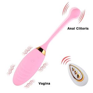 Sex toys Massager Vibrators Wireless Toys for Women Anal Plug Clitoris Massage Vaginal Balls Female Sextoys Product 10th Gear Usb Charge