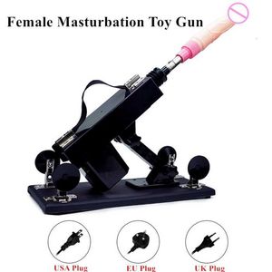 Sexspielzeuge Massagegerät für Frauen, automatische Penis-Masturbation, Dildo-Einsatz, Pumppistole, Liebesmaschinen, Spielzeug für Paare, sexy Spiele, Vibratoren