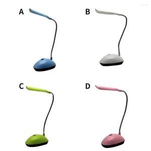 Tischlampen, LED-Schreibtischlampe, batteriebetrieben, Augenschutz, Schlafzimmer, Bibliothek, Lese- und Lernlicht, für Studenten und Kinder, Grün