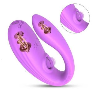Sex toys Massager Double Vibrators Wearable u Shape Dildo Vibrator Products G-spot Stimulator Clitoral Slapping Toys for Woman