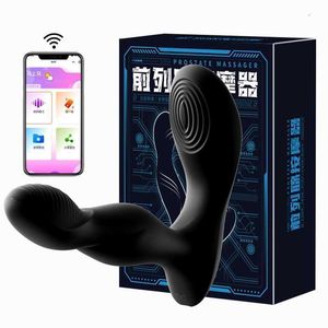 Sex Toys Massager App Control Anal Vibratory dla mężczyzn wtyczka tyłka męska prostata pochwa masturbator Dildos Toys