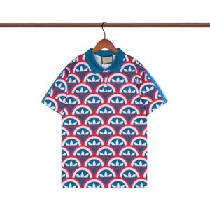 Polo projektant koszulki polo projektant koszule męskie główna ulica haft pszczoła top markowy bawełniane męskie ubrania koszulki rozmiar M-3XL