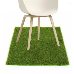 Decorative Flowers Artificial Turf 2 Sizes Fake Grass Realistic Pet For Dogs Indoor Outdoor Decor Thick Garden Gate