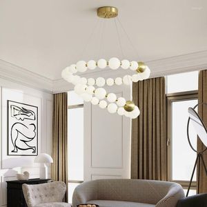 Pendant Lamps Lighting Brass Dining Room Red Dog Beer Crystal Big Lamp Led Design Christmas Decorations For Home