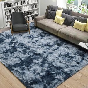 Dywany gęsty gęsty pluszowy dywan do wystroju pokoju duży obszar dywaniczny puszysty ciepłe zimowe żywe dywany sypialnia maty podłogowe