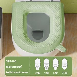 Toilet Seat Covers Waterproof EVA Cover Universal Mat Thickened Household Bidet Cushion Pads Four Seasons Wc Closestool